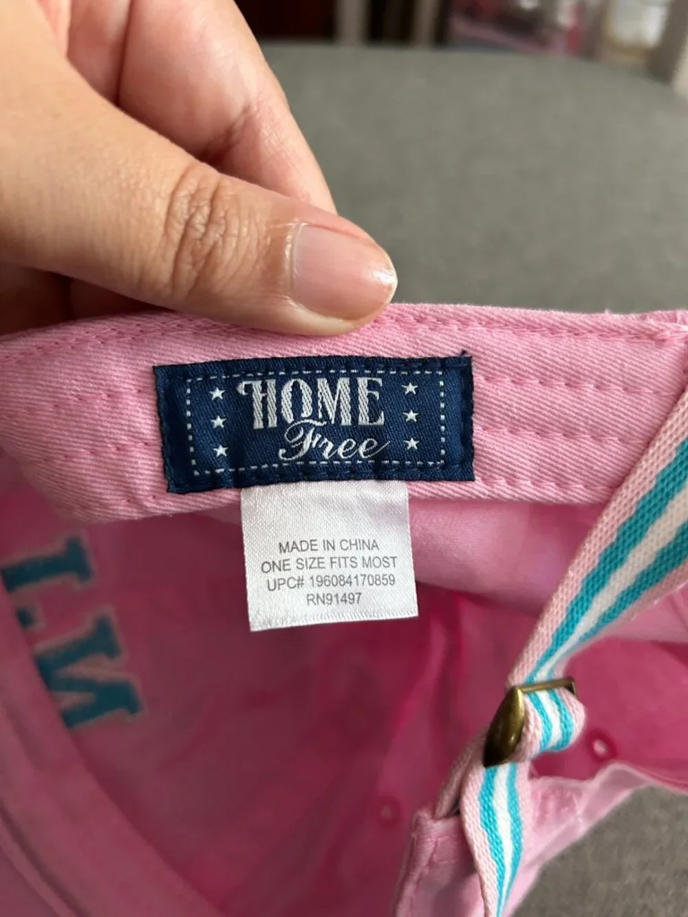 Pink New Jersey Hat